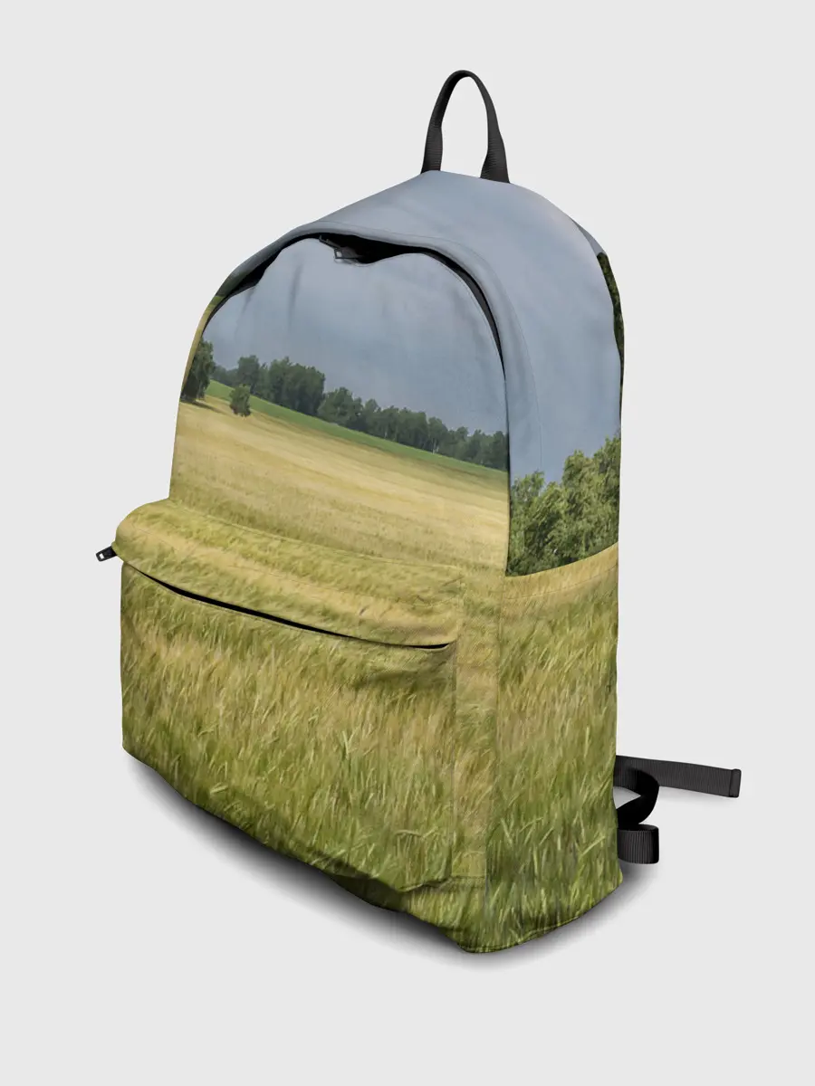 Рюкзак джинсовый / Пшеничное поле