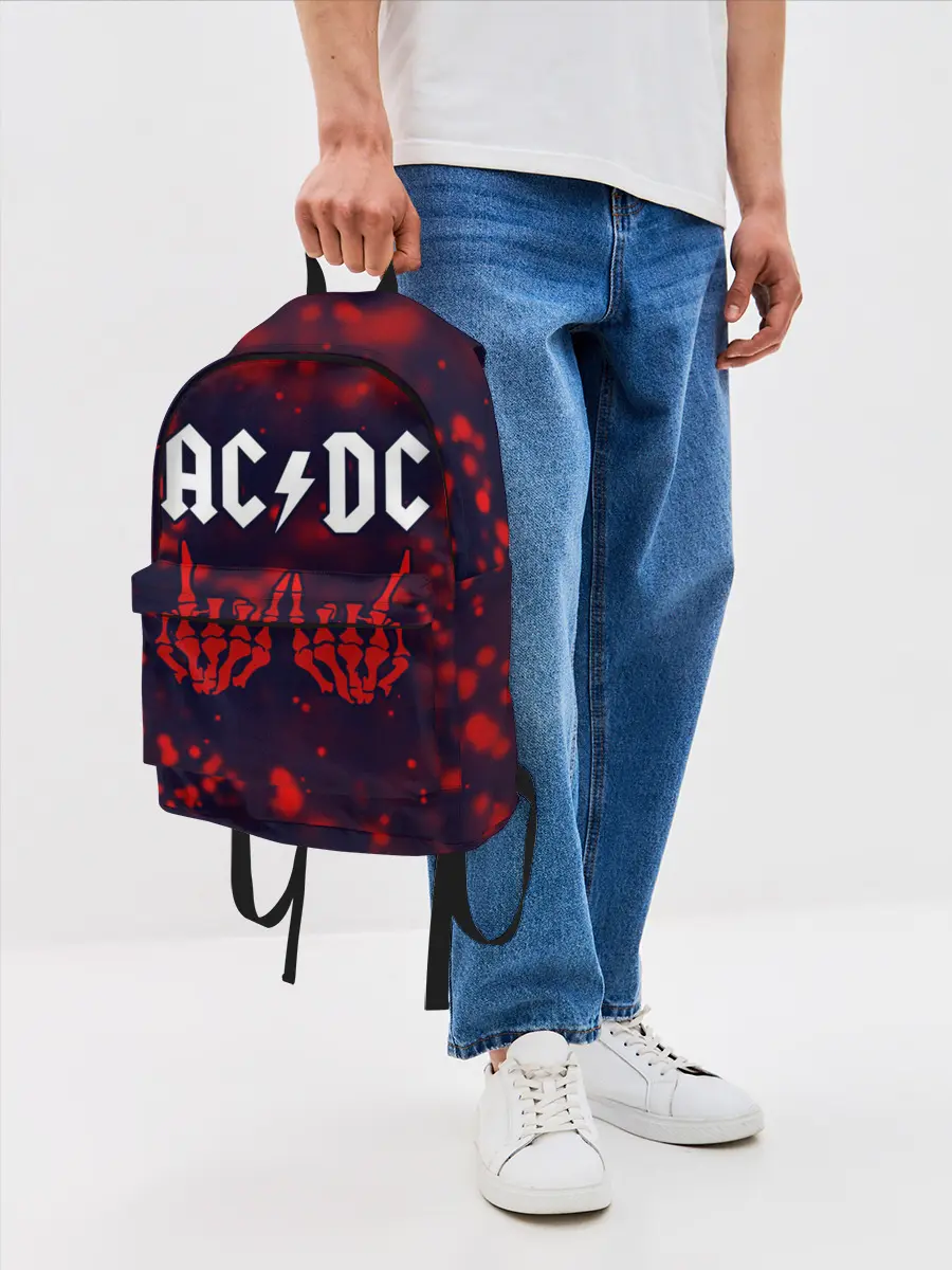 Рюкзак джинсовый / AC DС