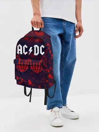 Рюкзак джинсовый / AC DС
