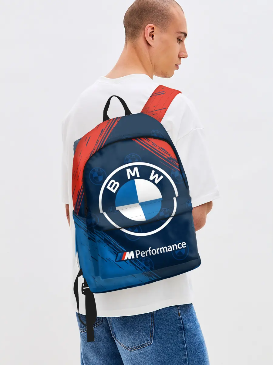 Рюкзак джинсовый / BMW / БМВ
