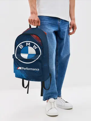 Рюкзак джинсовый / BMW / БМВ