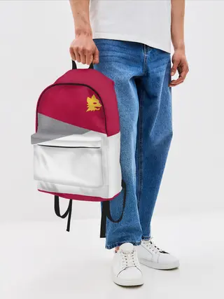 Рюкзак джинсовый / AS Roma | Red Design 21/22