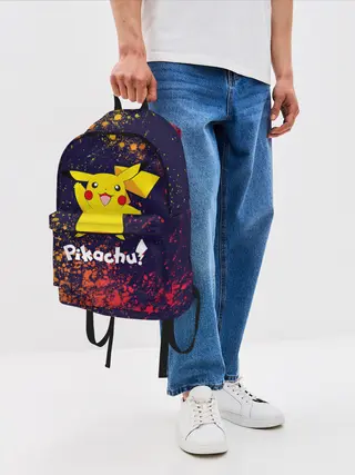 Рюкзак джинсовый / ПИКАЧУ / PIKACHU