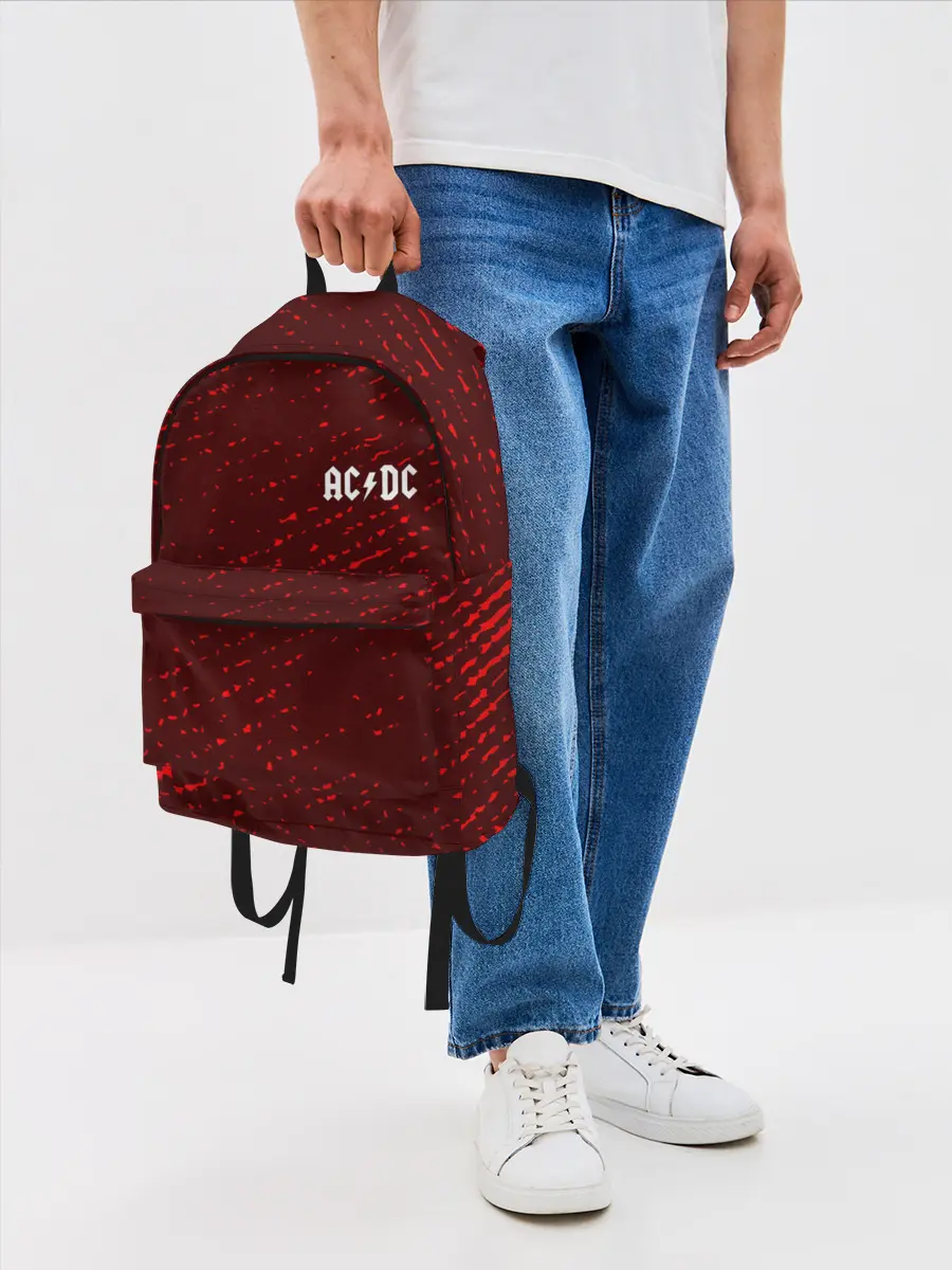 Рюкзак джинсовый / AC DС
