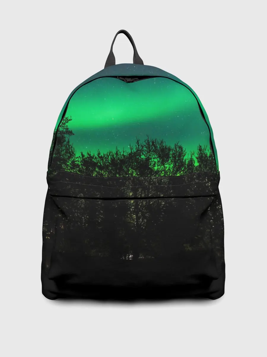 Рюкзак джинсовый / Северное сияние