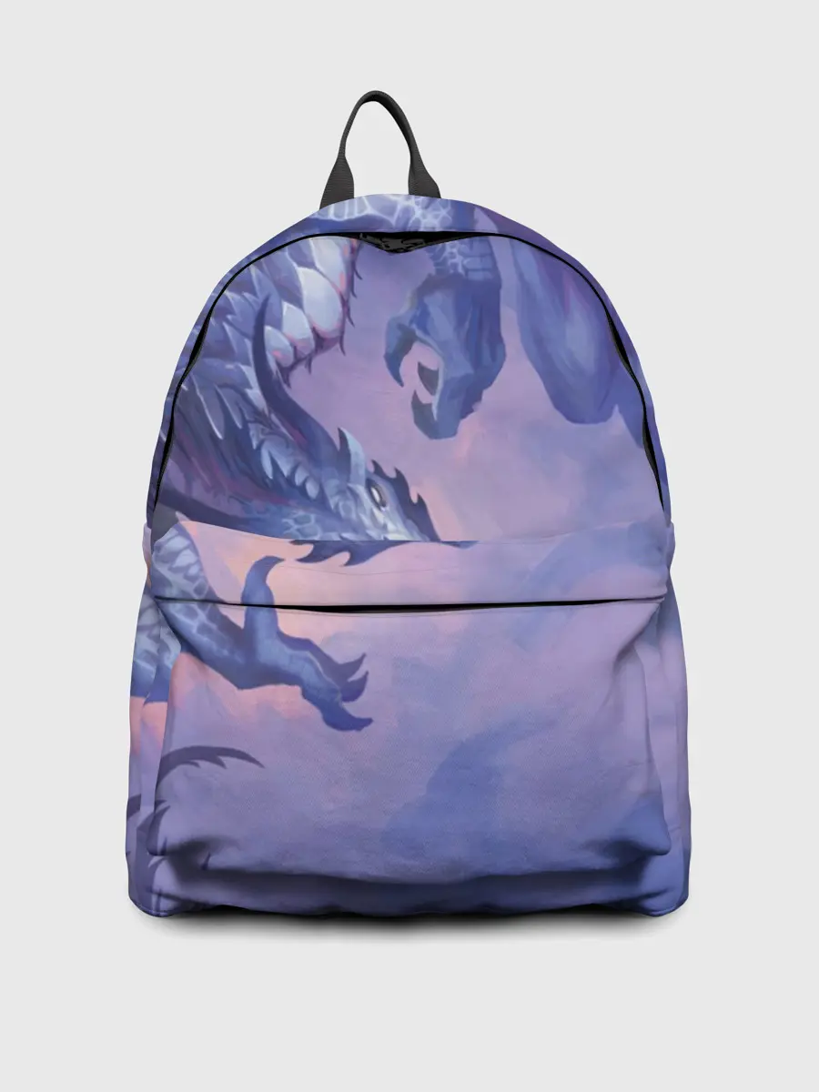 Рюкзак джинсовый / Дракон воды