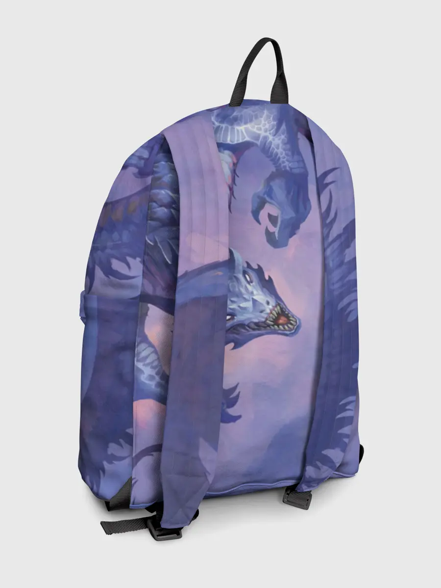 Рюкзак джинсовый / Дракон воды