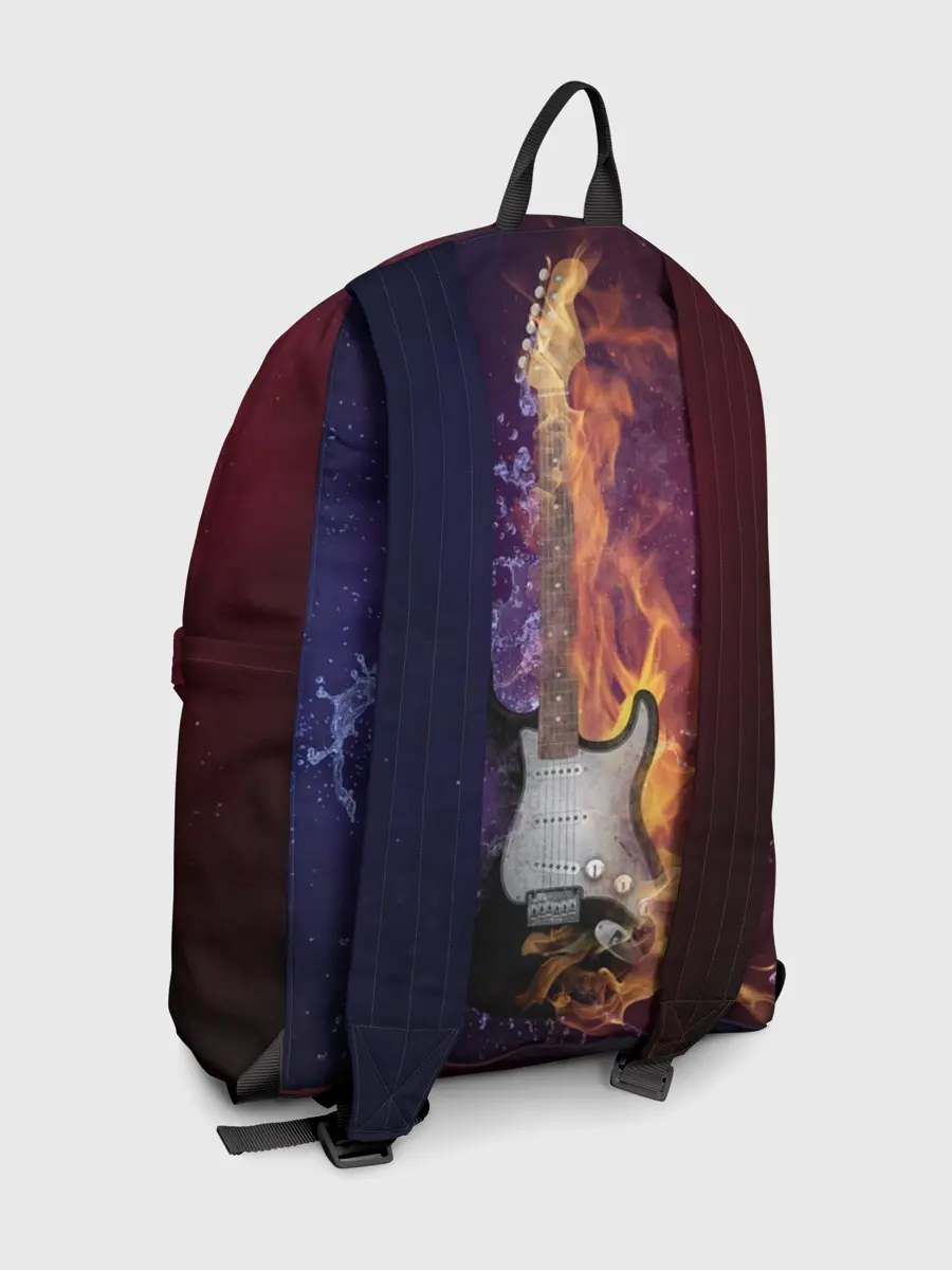 Рюкзак джинсовый / Гитара огня