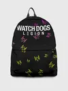 Рюкзак джинсовый / WATCH DOGS LEGION / ВОТЧ ДОГС