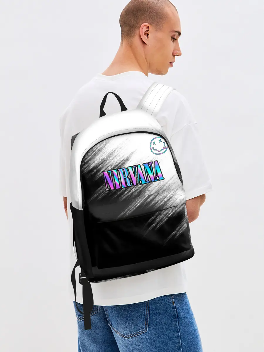 Рюкзак джинсовый / nirvana