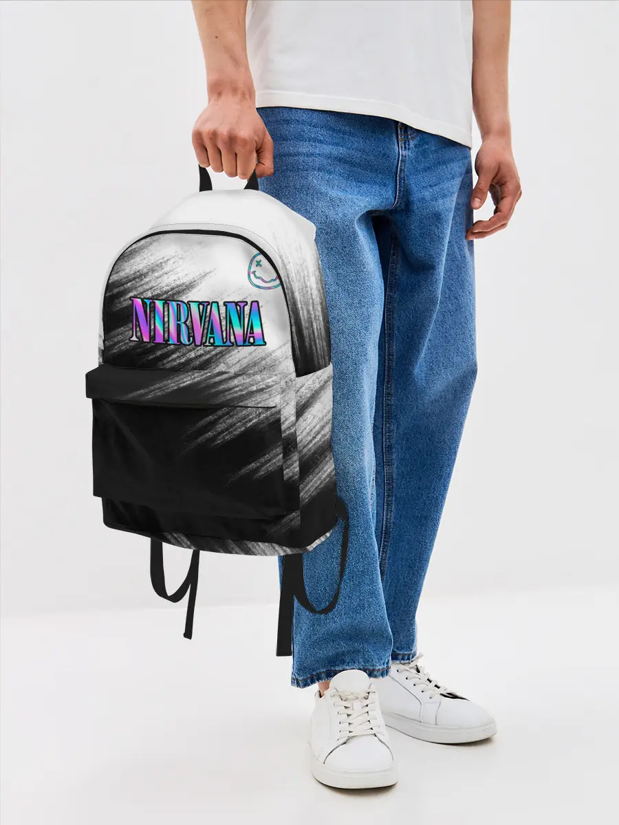 Рюкзак джинсовый / nirvana