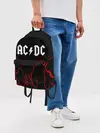 Рюкзак джинсовый / AC DС