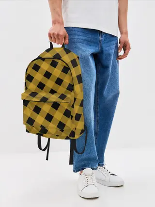 Рюкзак джинсовый / Шотландка