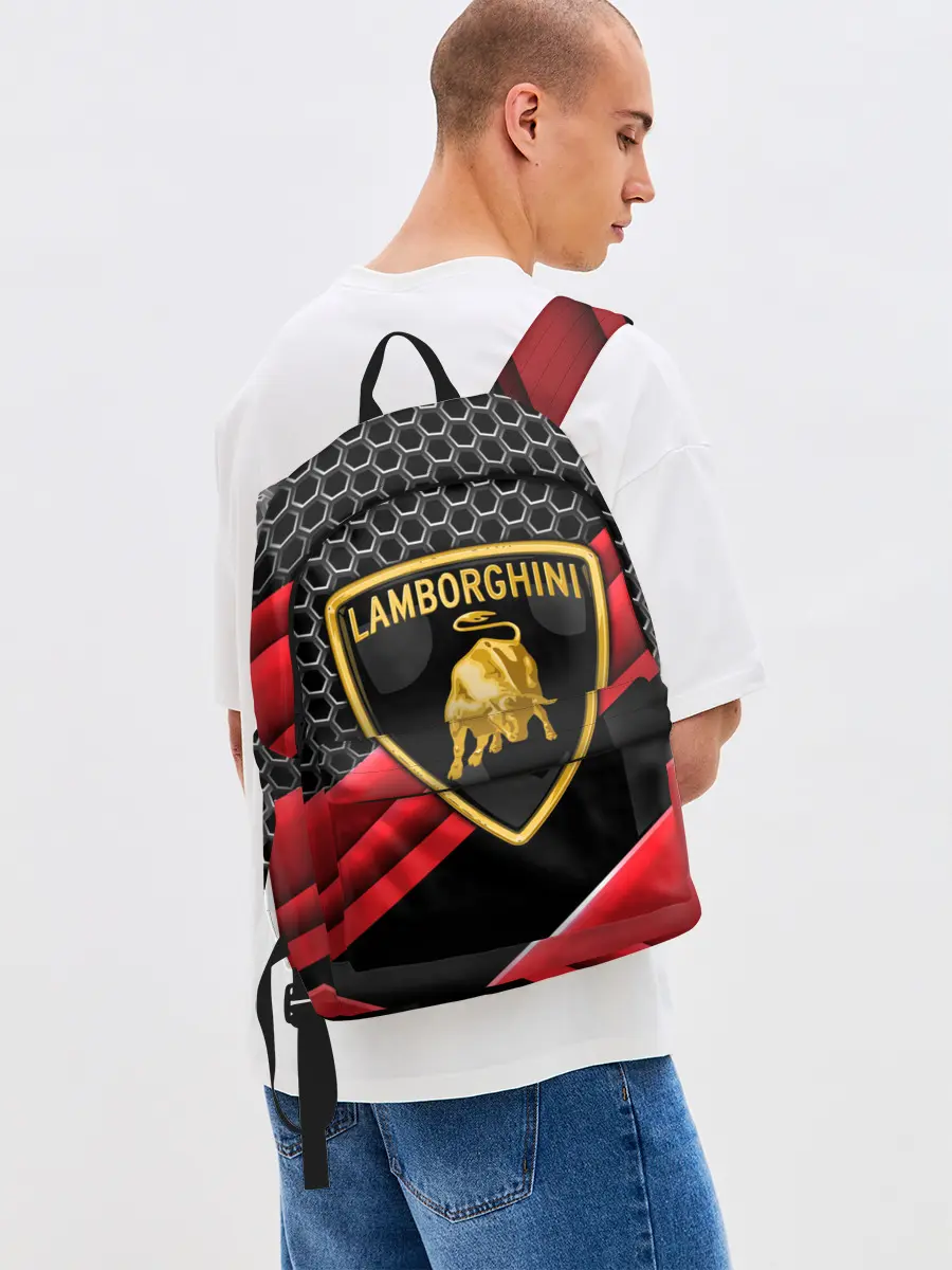 Рюкзак джинсовый / Lamborghini