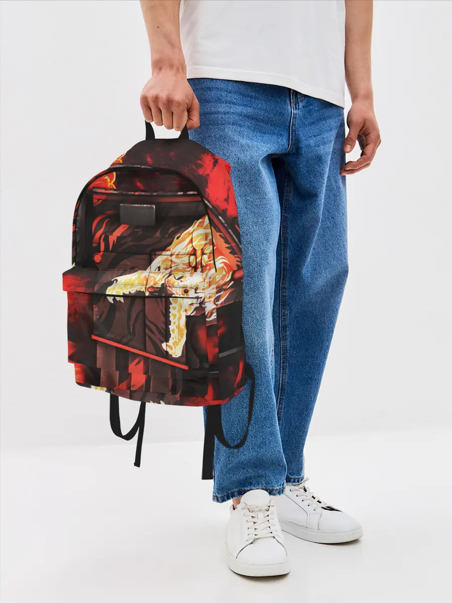 Рюкзак джинсовый / CS GO HOWL / ВОЙ