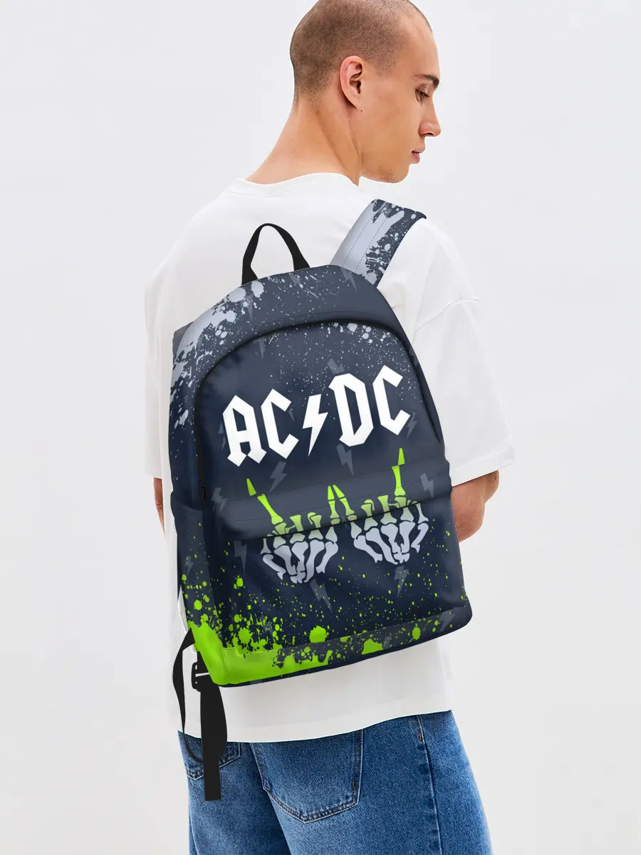 Рюкзак джинсовый / AC DС