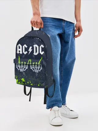 Рюкзак джинсовый / AC DС