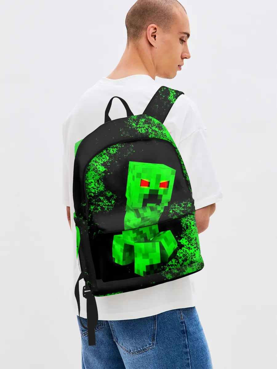 Рюкзак джинсовый / MINECRAFT CREEPER