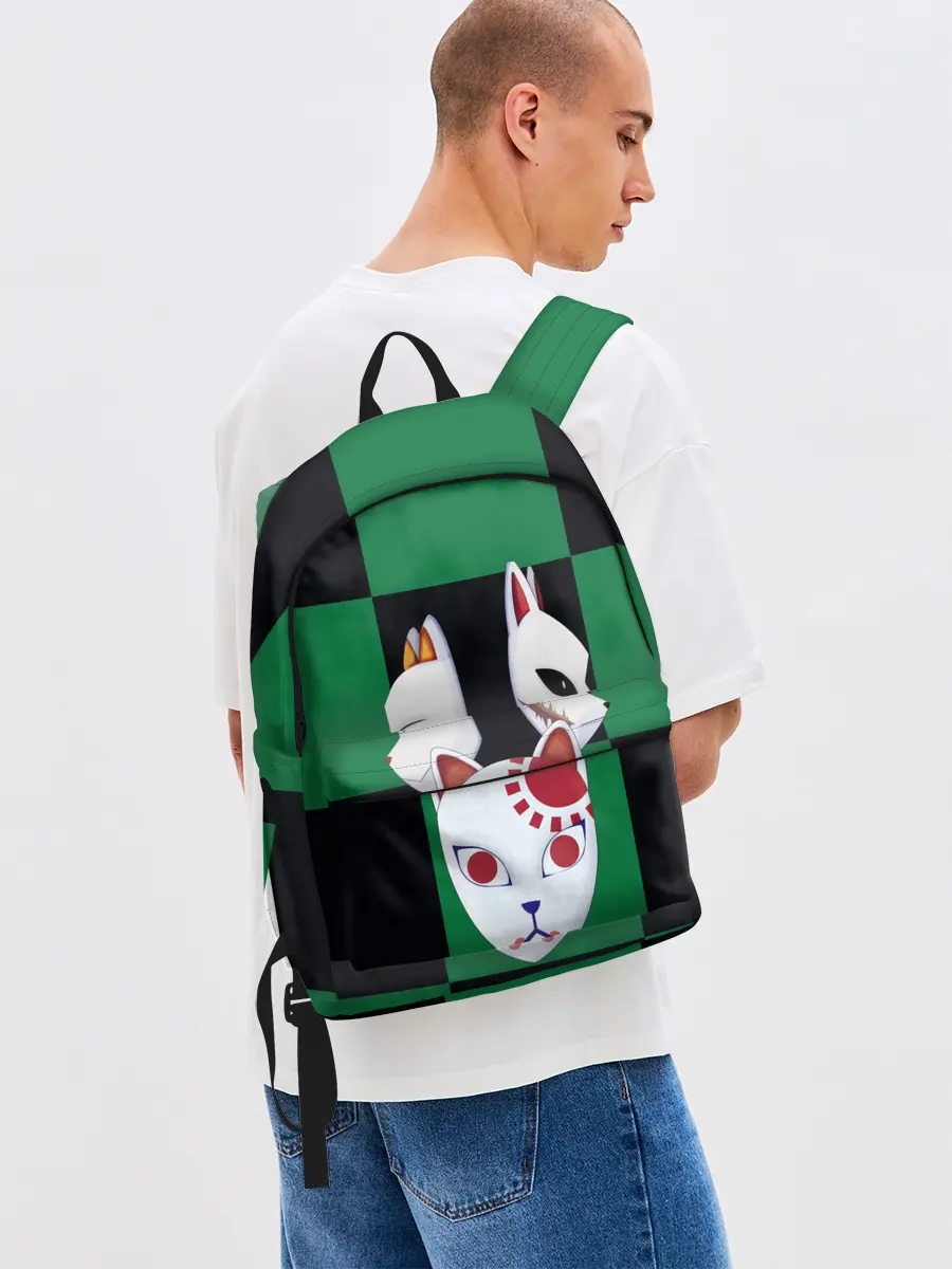 Рюкзак джинсовый / Падшие ученики, выживший лис