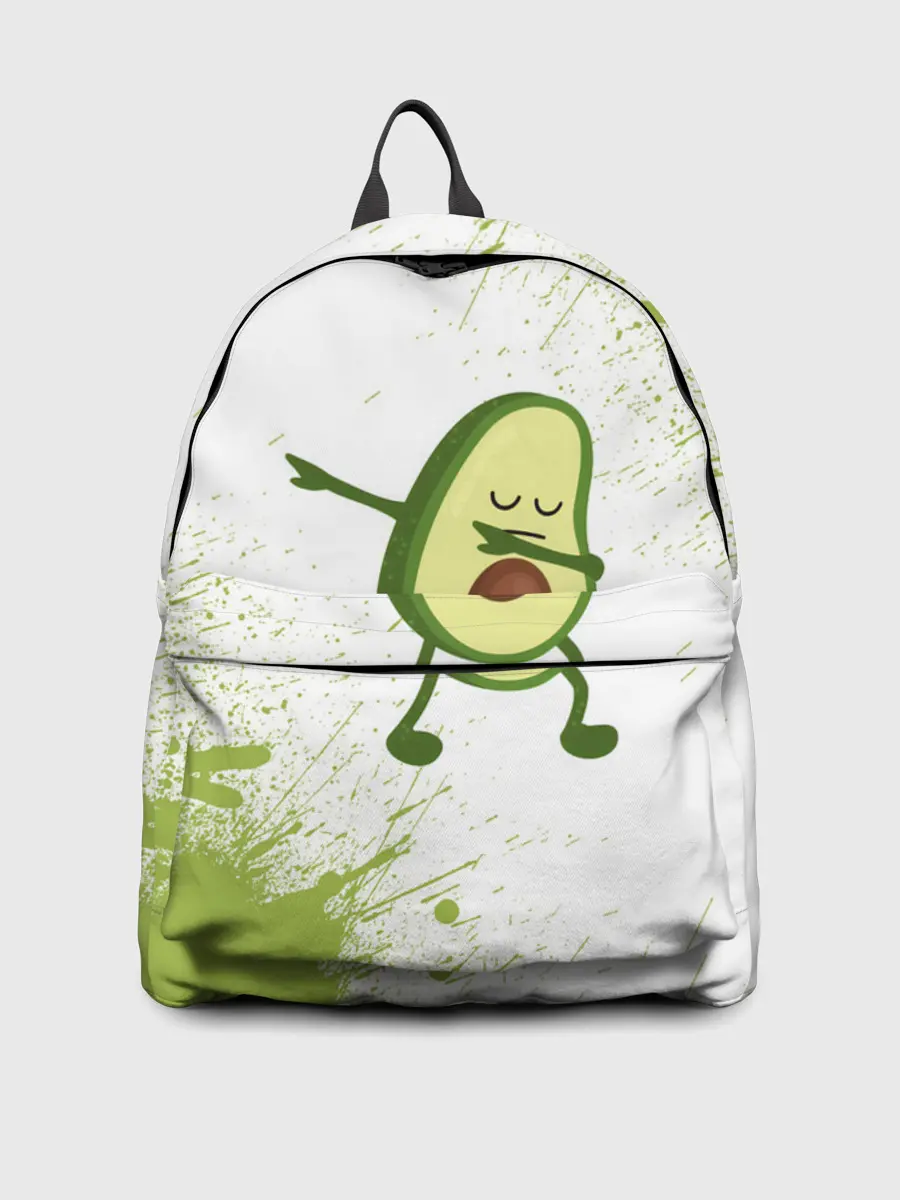 Рюкзак джинсовый / Авокадо