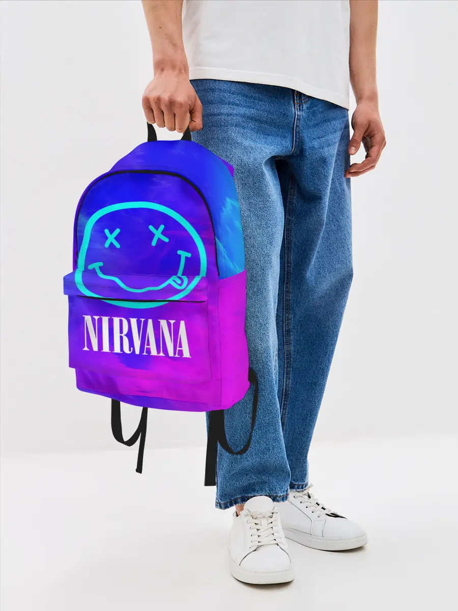 Рюкзак джинсовый / NIRVANA / НИРВАНА