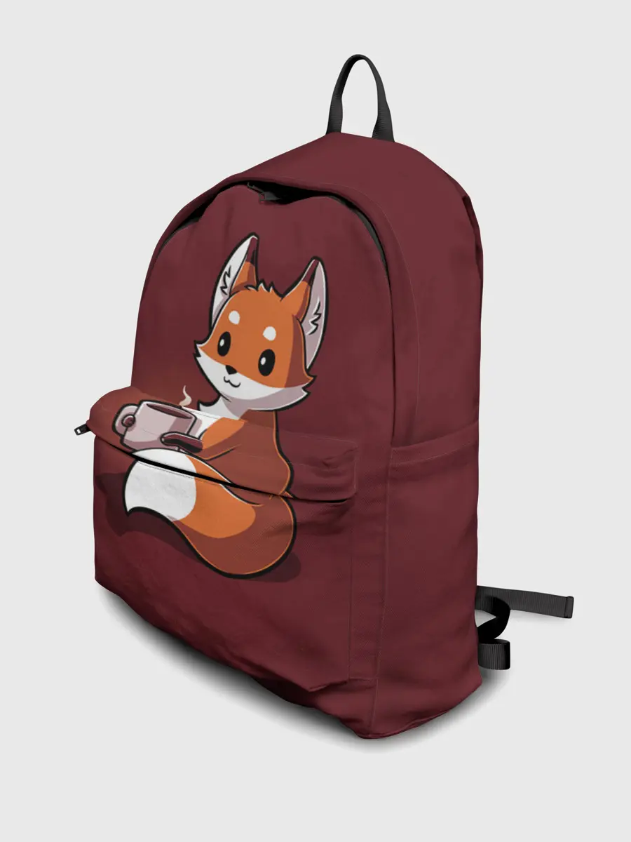 Рюкзак джинсовый / Кофе любят не только люди