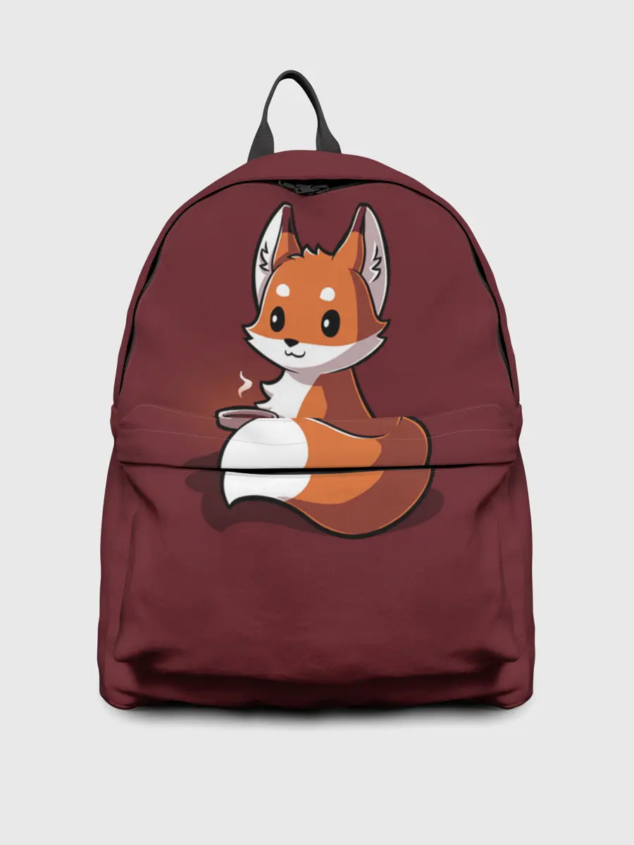 Рюкзак джинсовый / Кофе любят не только люди