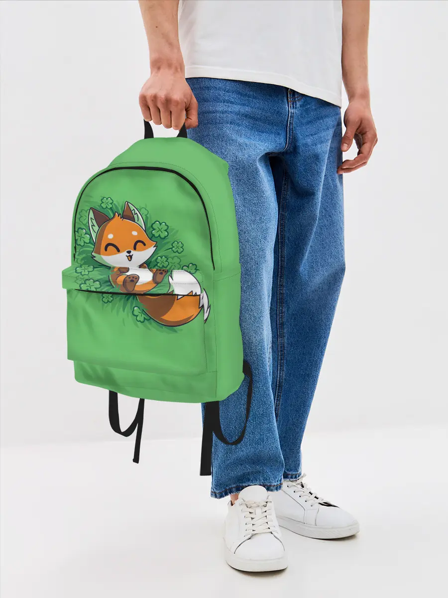 Рюкзак джинсовый / Удачливый лис