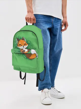 Рюкзак джинсовый / Удачливый лис