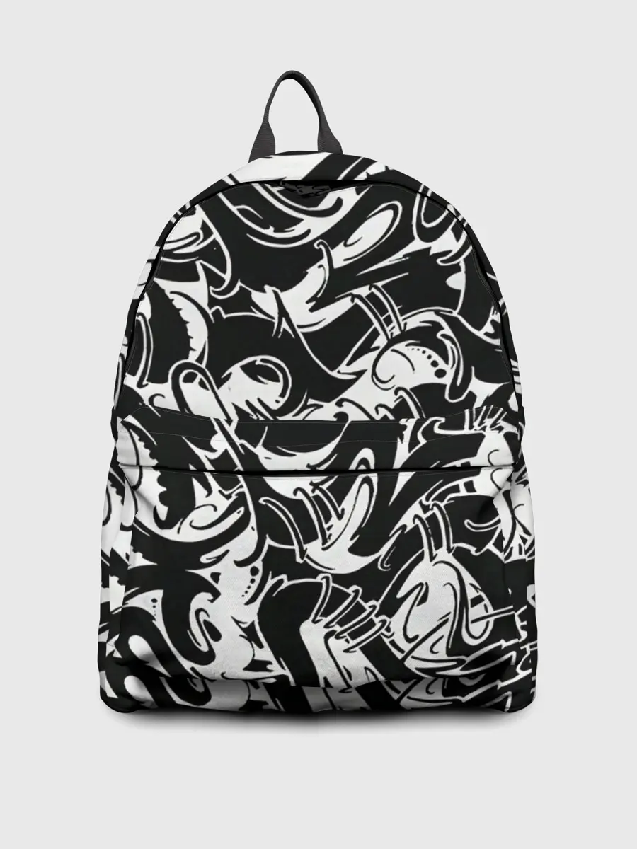 Рюкзак джинсовый / Tattoo | BlackWhite