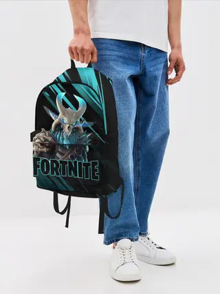 Рюкзак джинсовый / Fortnite | Фортнайт