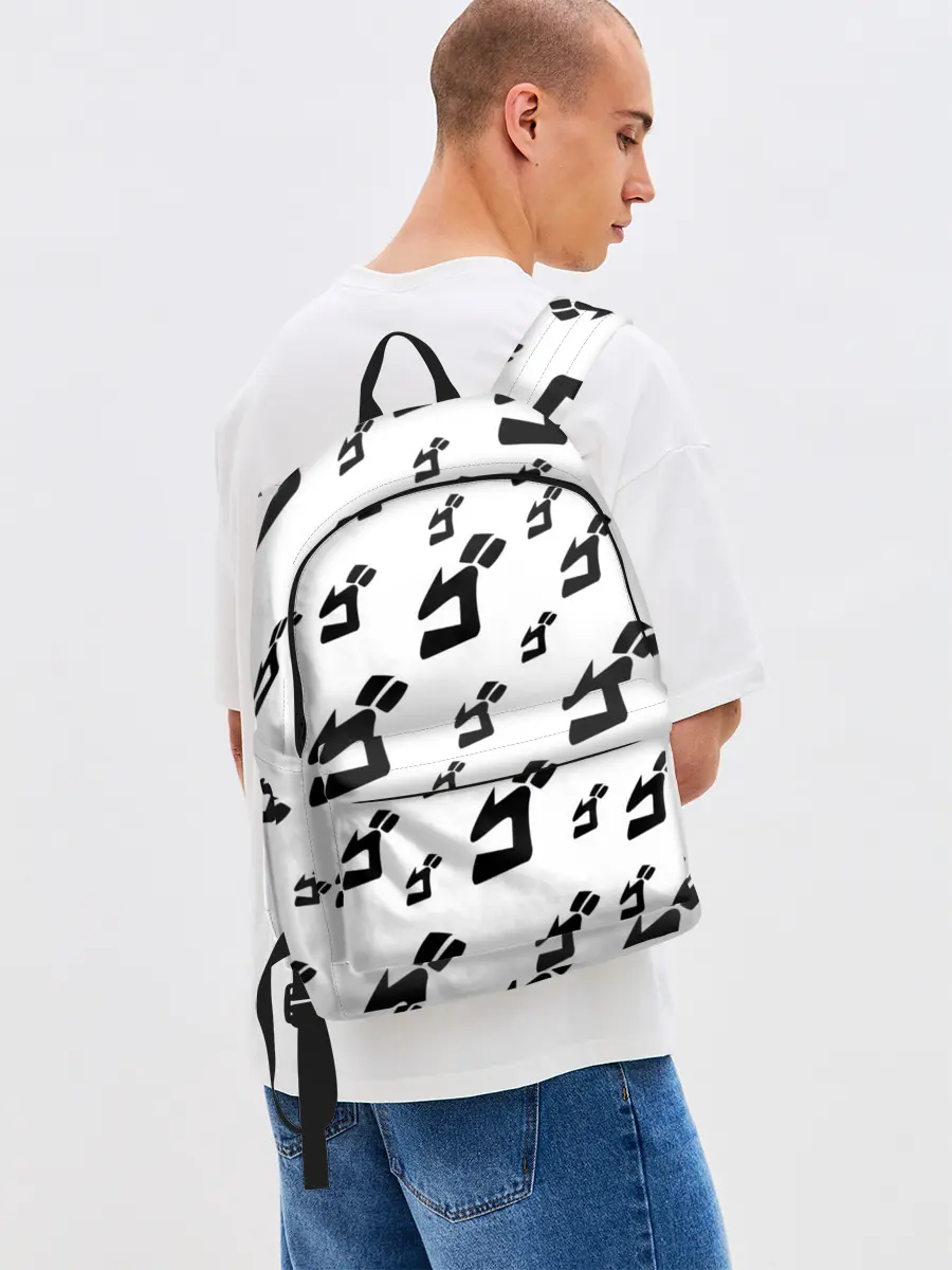 Рюкзак джинсовый / JOJO PATTERN BW