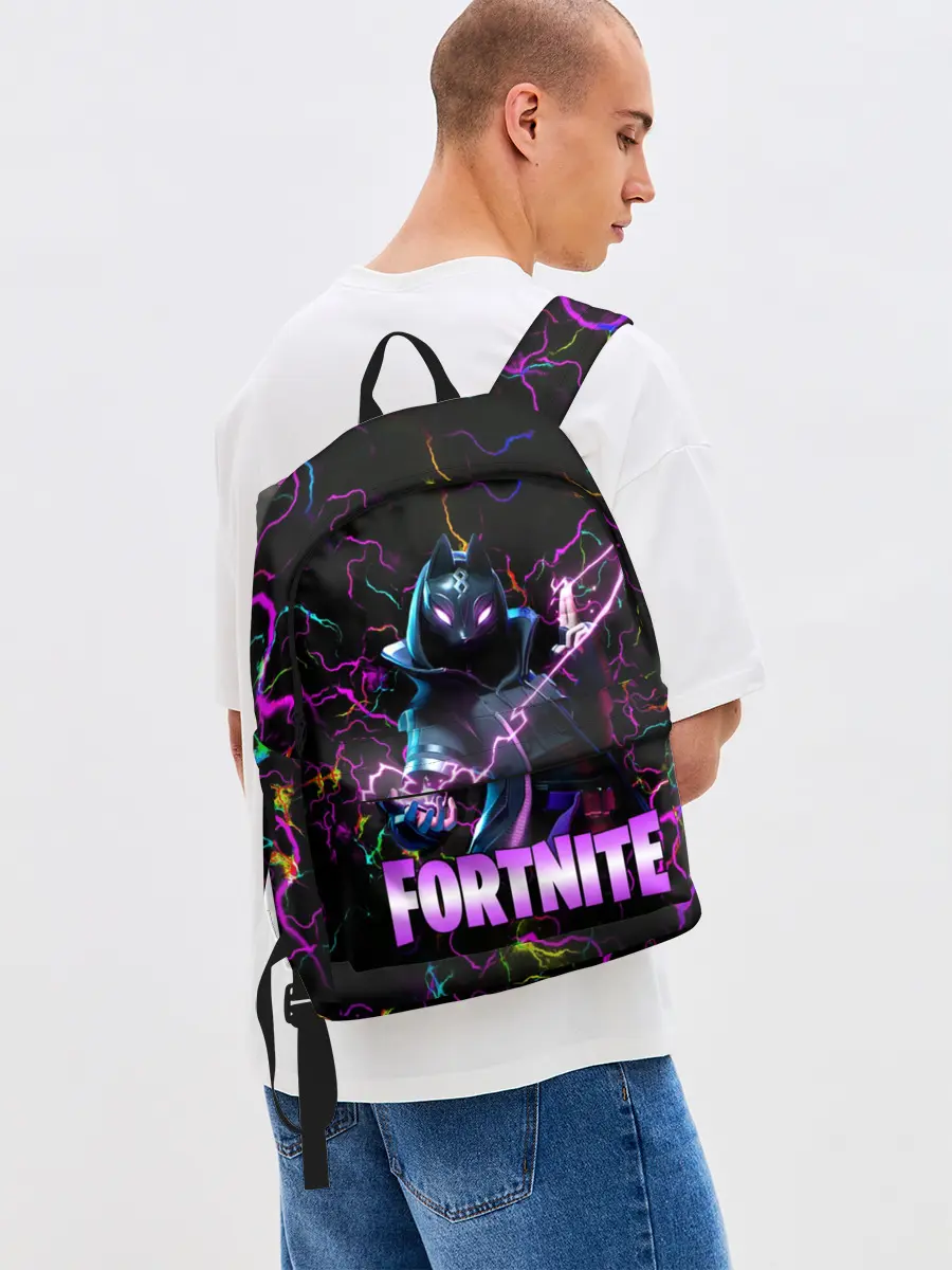 Рюкзак джинсовый / Fortnite | Молнии