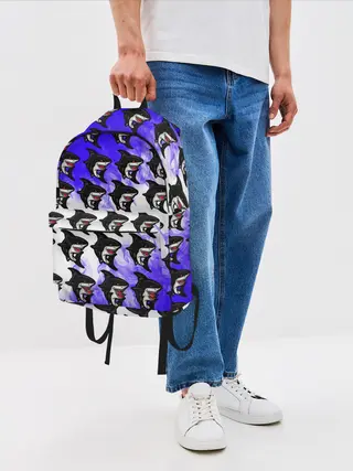 Рюкзак джинсовый / Акула