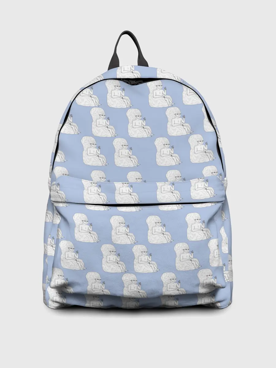 Рюкзак джинсовый / Голубой мегамозг