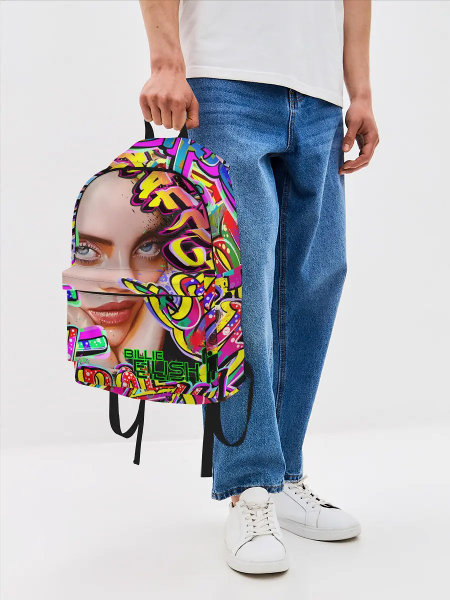 Рюкзак джинсовый / Billie Eilish