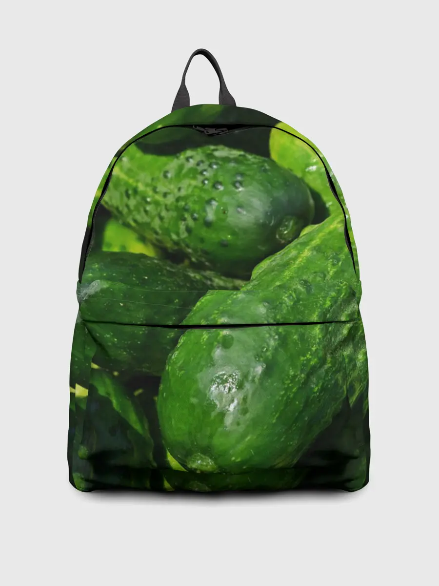 Рюкзак джинсовый / Огурцы