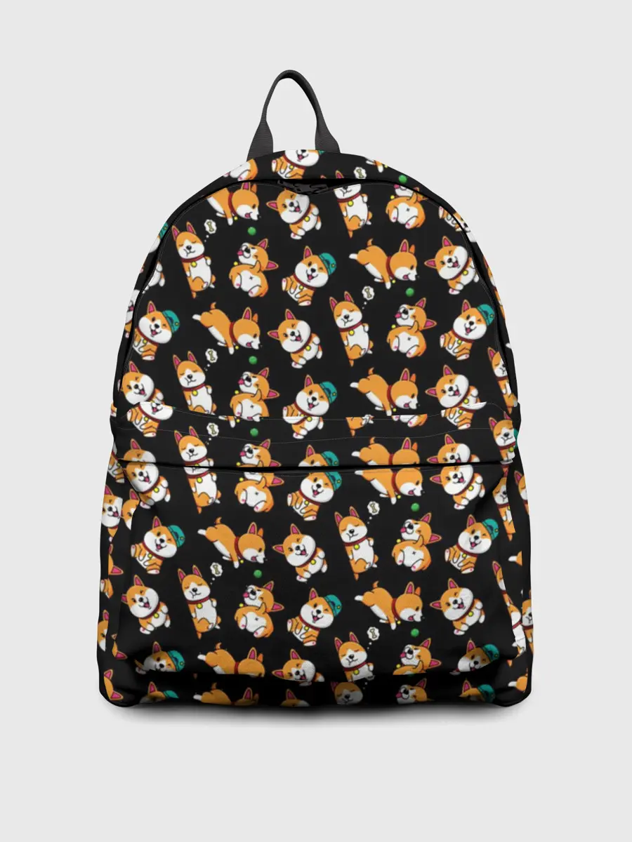 Рюкзак джинсовый / Корги