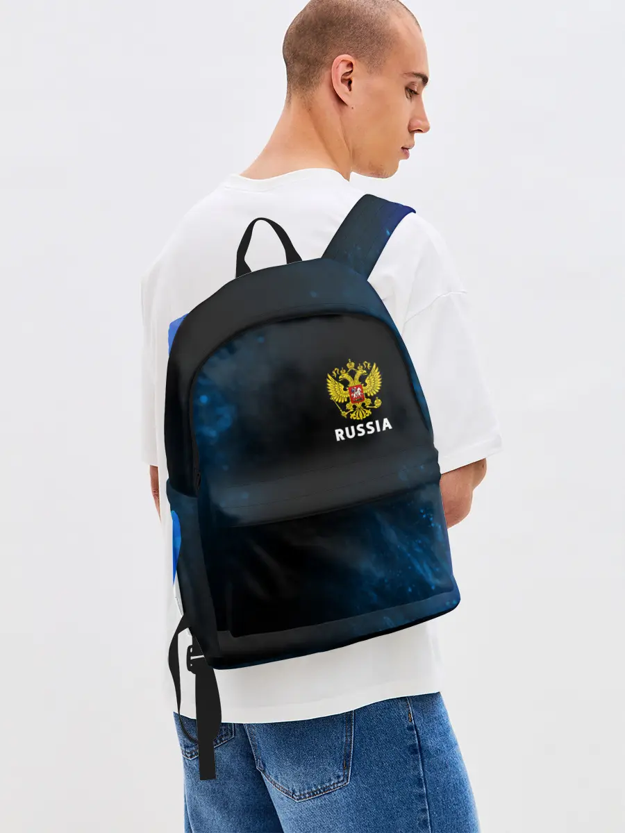 Рюкзак джинсовый / RUSSIA / РОССИЯ