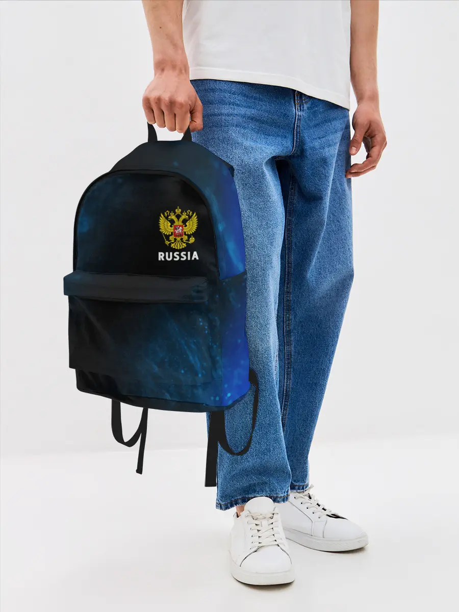 Рюкзак джинсовый / RUSSIA / РОССИЯ