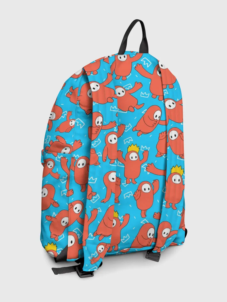 Рюкзак джинсовый / Fall guys red