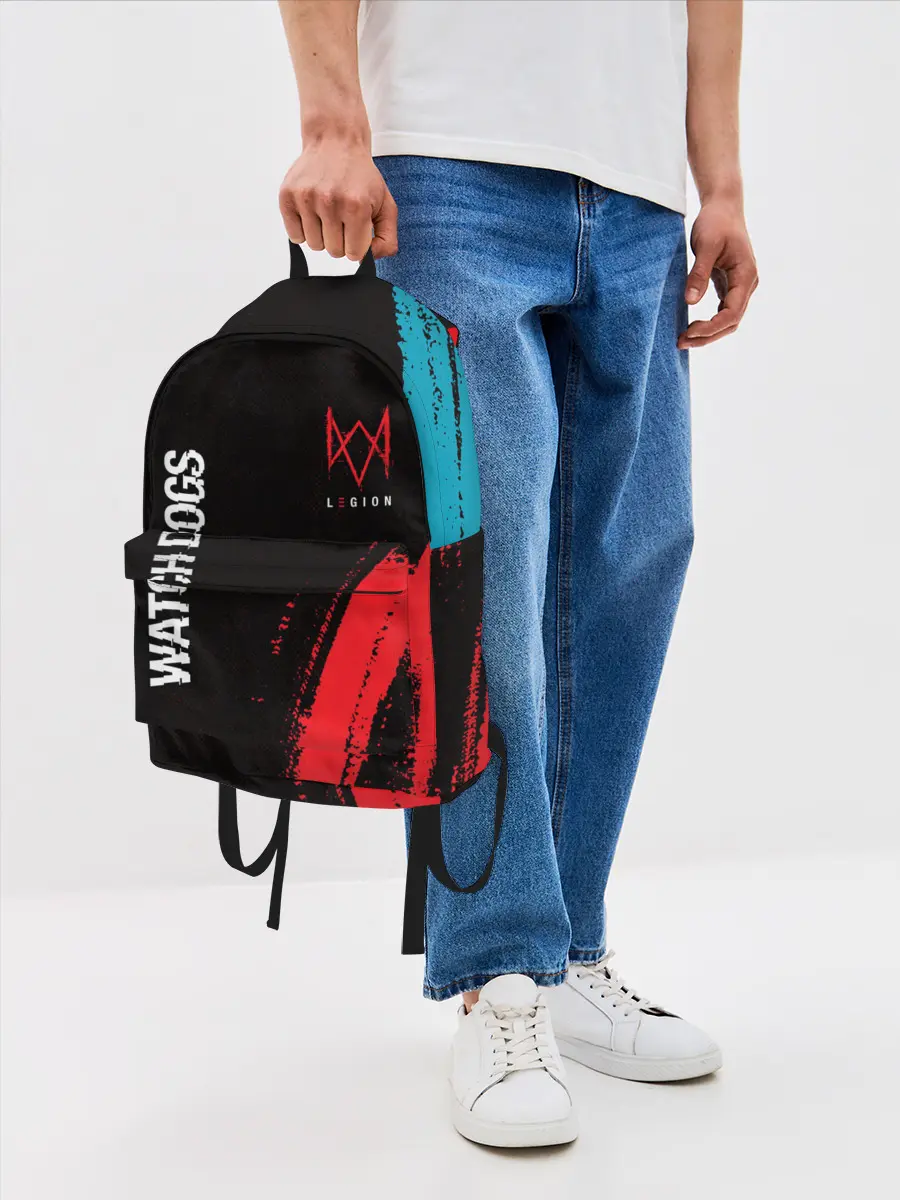 Рюкзак джинсовый / WATCH DOGS LEGION / ВОТЧ ДОГС