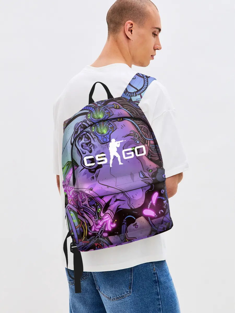 Рюкзак джинсовый / CS GO