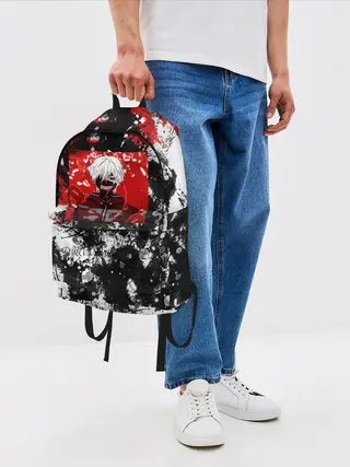 Рюкзак джинсовый / Кен канеки