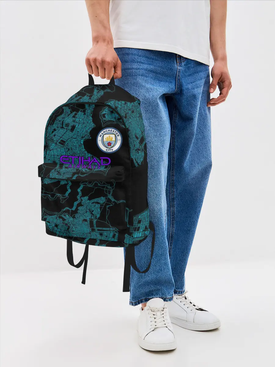 Рюкзак джинсовый / Manchester City | МанСити