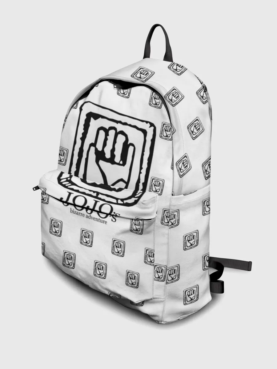 Рюкзак джинсовый / Лого джоджо белый