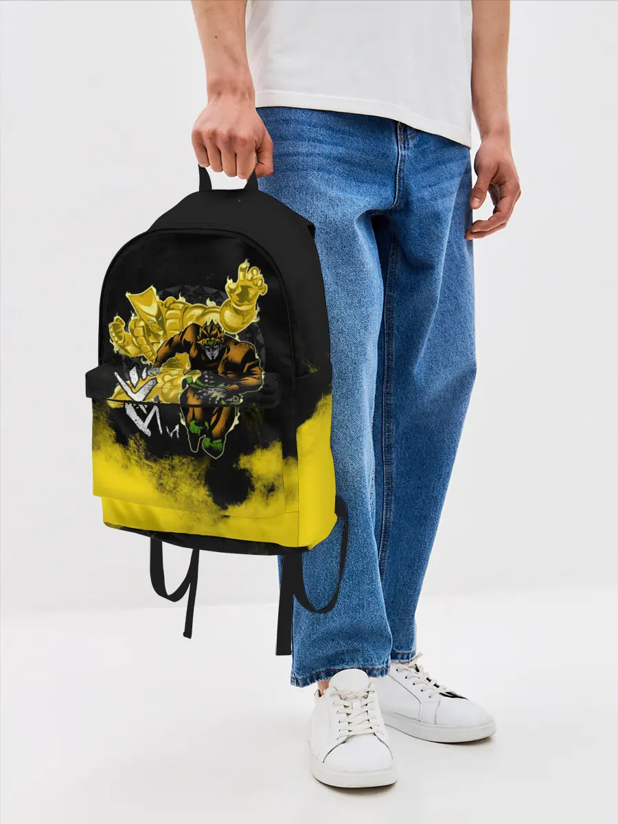 Рюкзак джинсовый / Хамон желтый дым