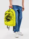 Рюкзак джинсовый / Джонатан на желтом брызги