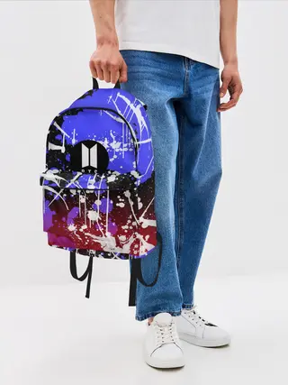 Рюкзак джинсовый / BTS
