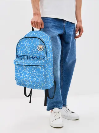 Рюкзак джинсовый / Manchester City 20/21 Home Kit